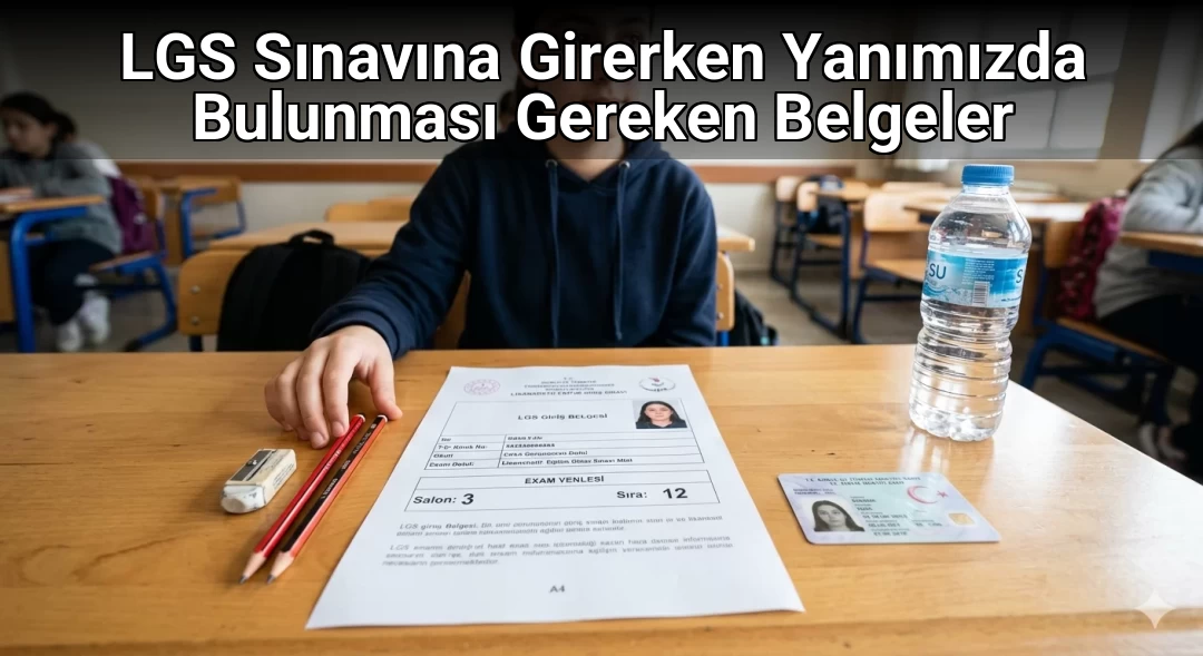 LGS Sınavına Girerken Yanımızda Bulunması Gereken Belgeler